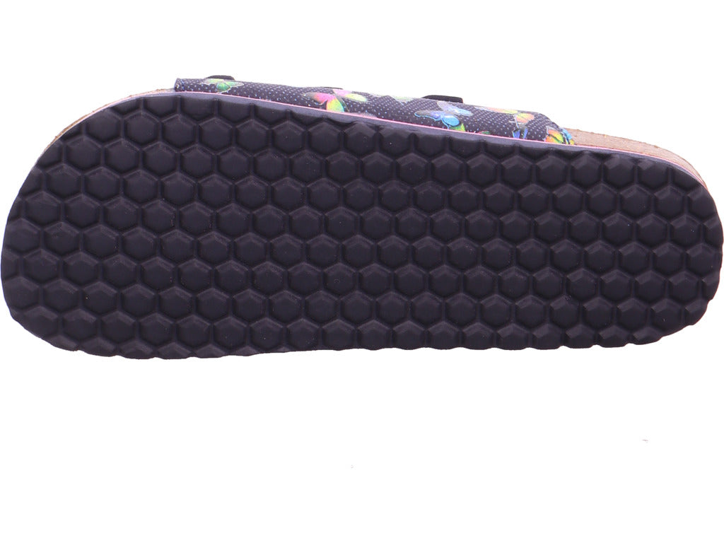 Indigo Mule Deep Footbed Mules in Blue