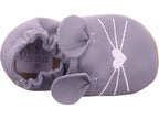 Beck Girls' Slippers "Mäuschen" in Grey