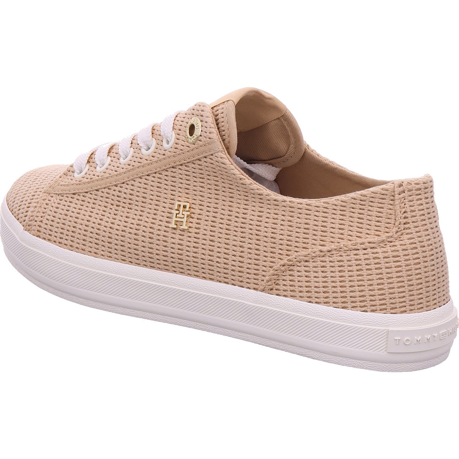 Tommy Hilfiger Damen Sneaker Th Webbing Summer Sandal in beige