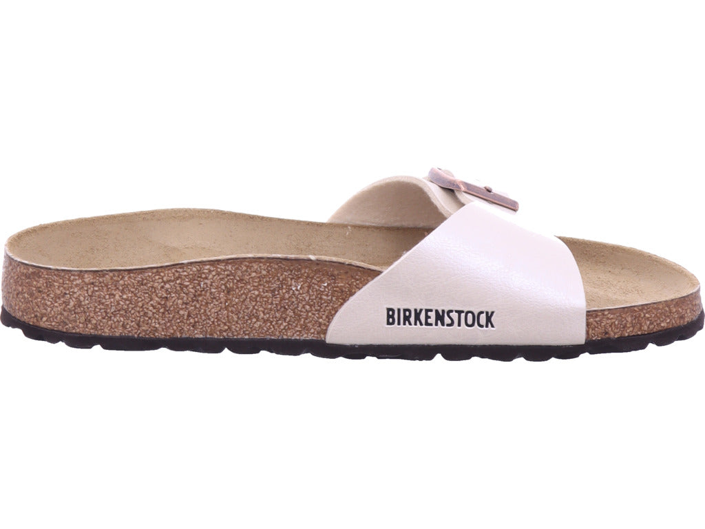 Birkenstock Madrid Birko Flor v bílé barvě