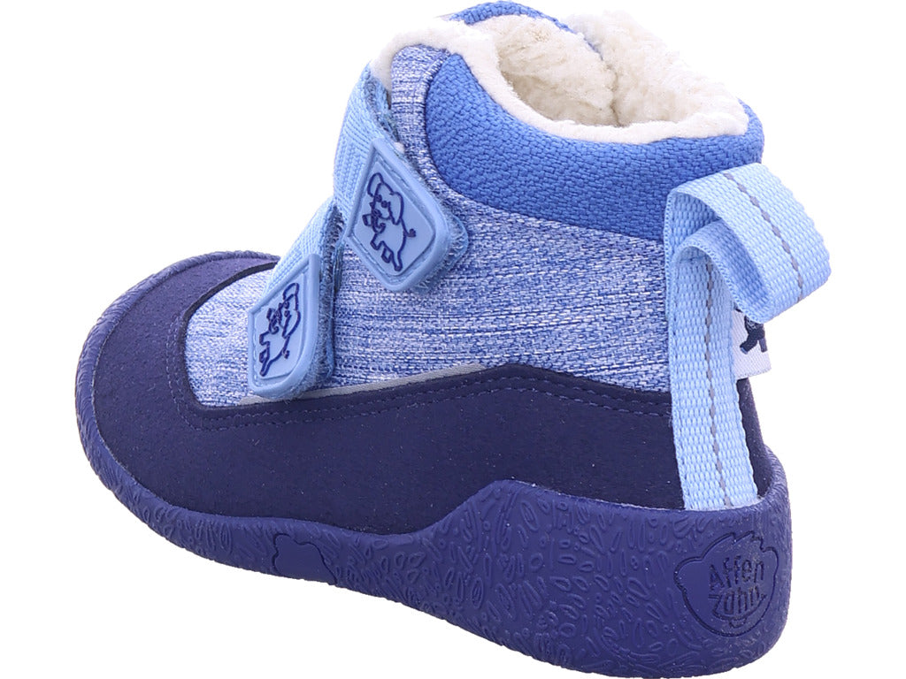 Affenzahn Boys' Boots Elephant in blue