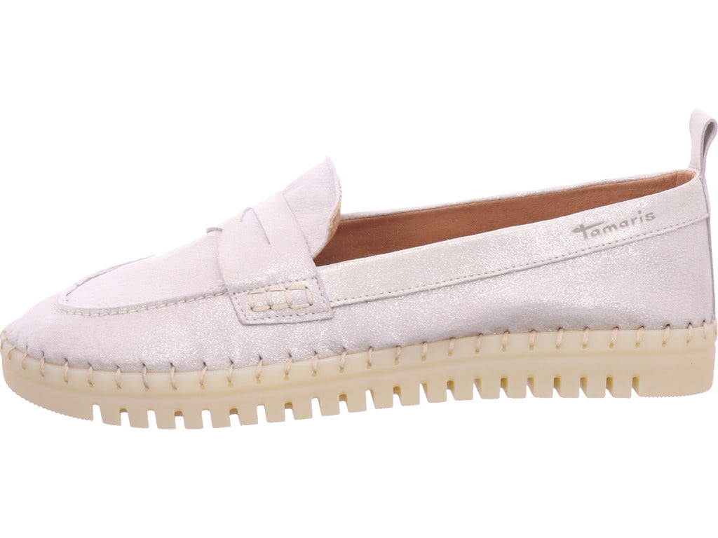 Tamaris Damen Slipper M2460942 in beige