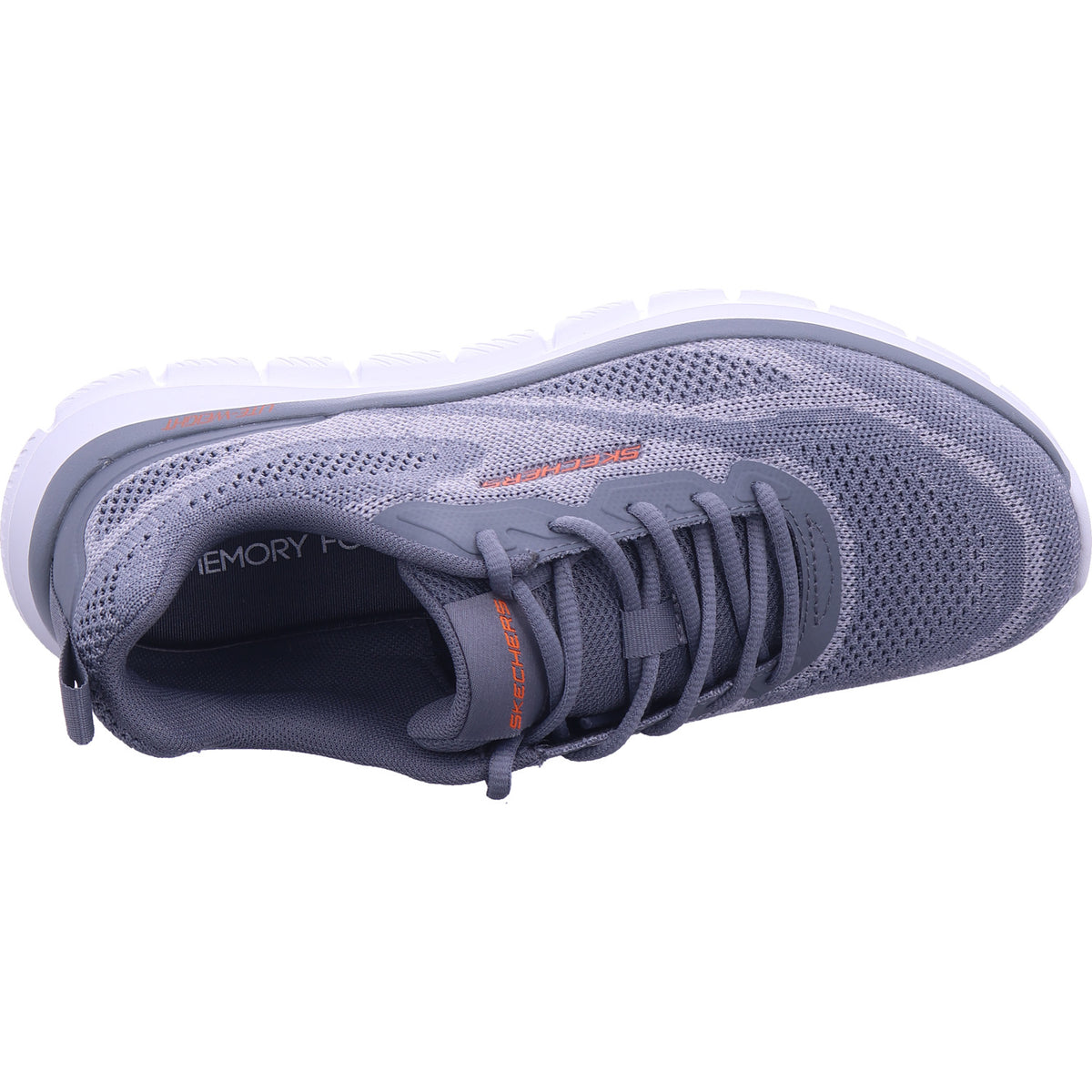 SKECHERS Men's Track-Pohlter Sneaker in gray