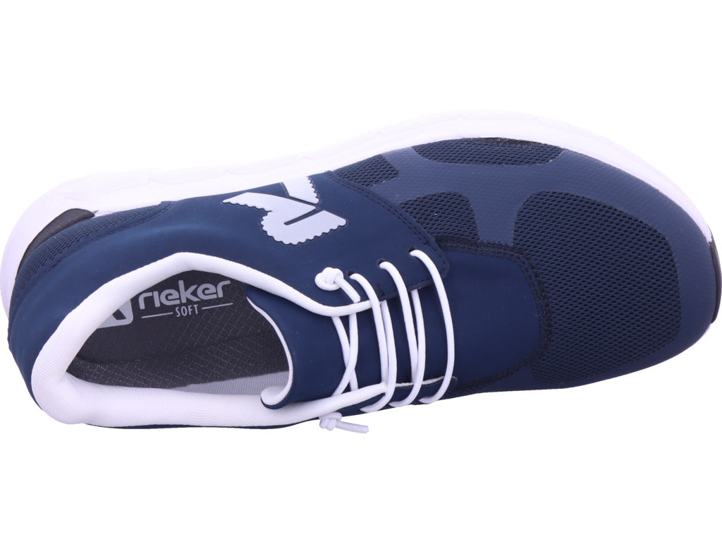 Rieker men's low shoes Fsk men's low shoes in blue