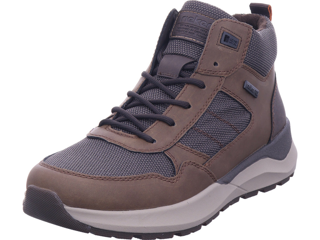 Rieker men's lace-up boots Hwk men's boots in brown