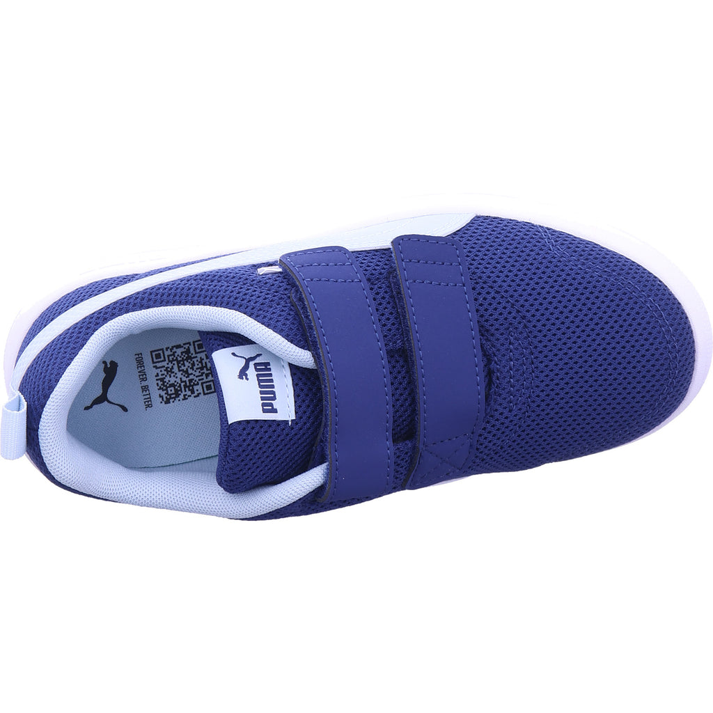 Puma chlapecká sportovní obuv Courtflex V3 Mesh Ps v modré barvě