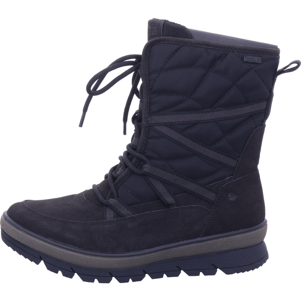 Jana Damen Moonboots  in schwarz