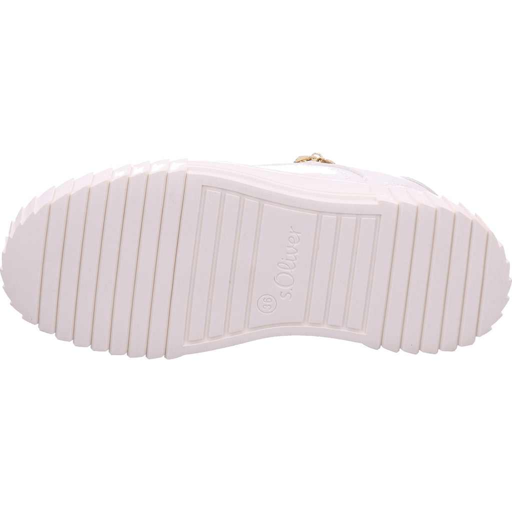s.Oliver women's sneakers in white
