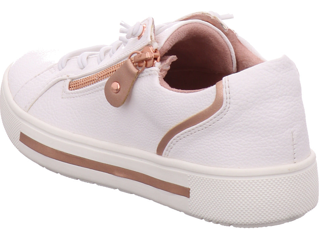 Jana women's slippers in white