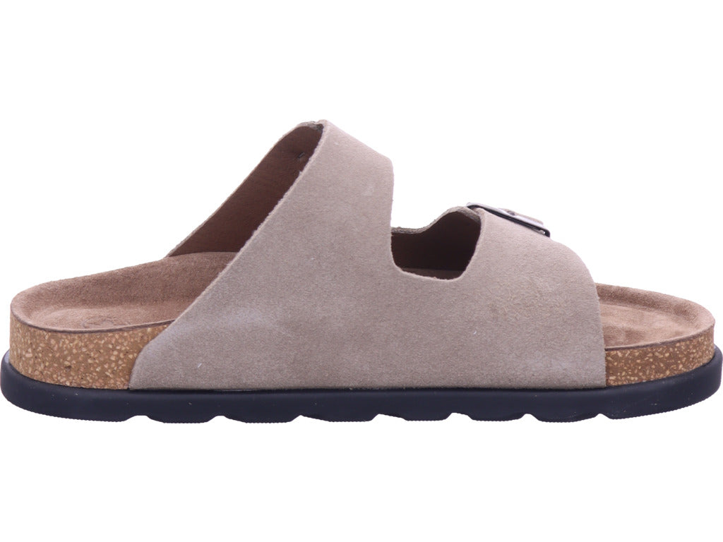 Rieker Herren Pantolette Extra Weit in beige