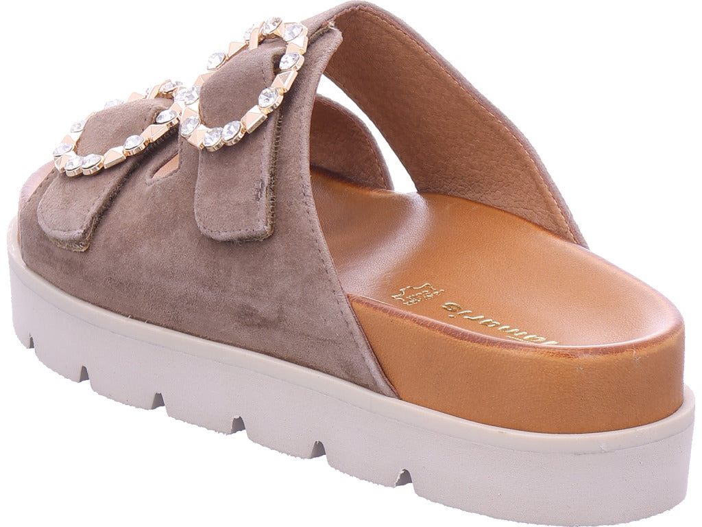 Tamaris Damen Pantolette  in braun