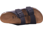 Birkenstock Herren Pantolette Tieffußbett in schwarz