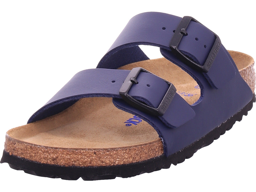 Dámské nazouváky Birkenstock v modré barvě