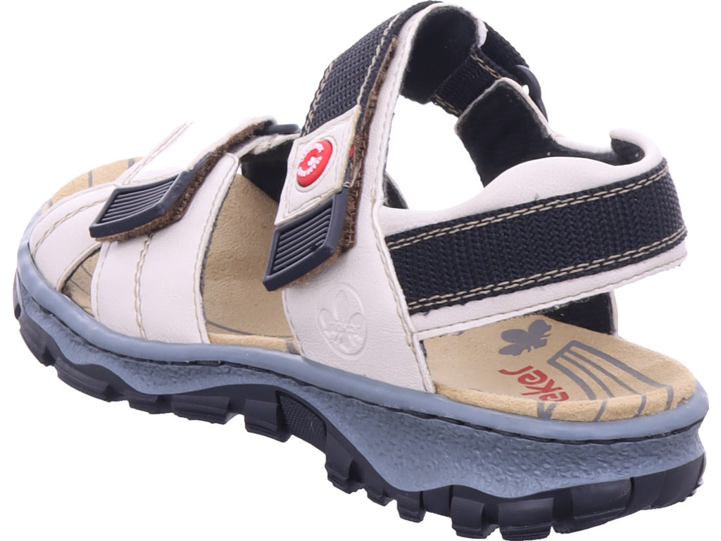 Rieker Damen Sandalette Fsk Damen Sandalen in beige