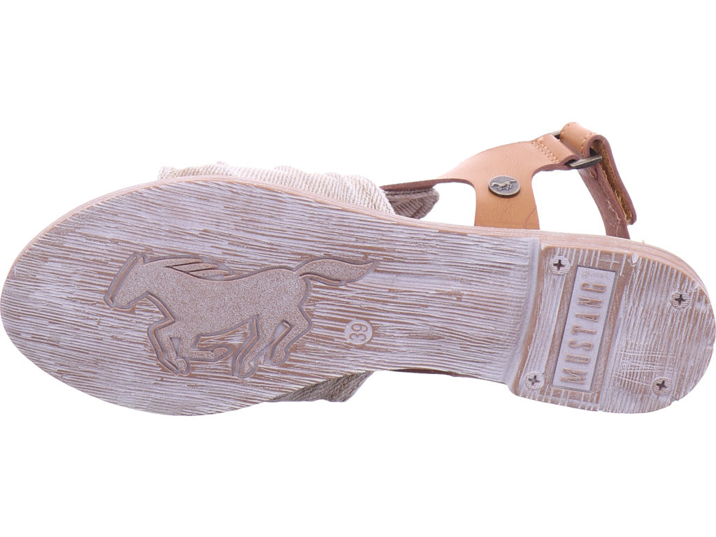 Mustang Damen Sandalette  in beige