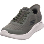 SKECHERS Pánské nazouváky Go Walk Flex v zelené barvě