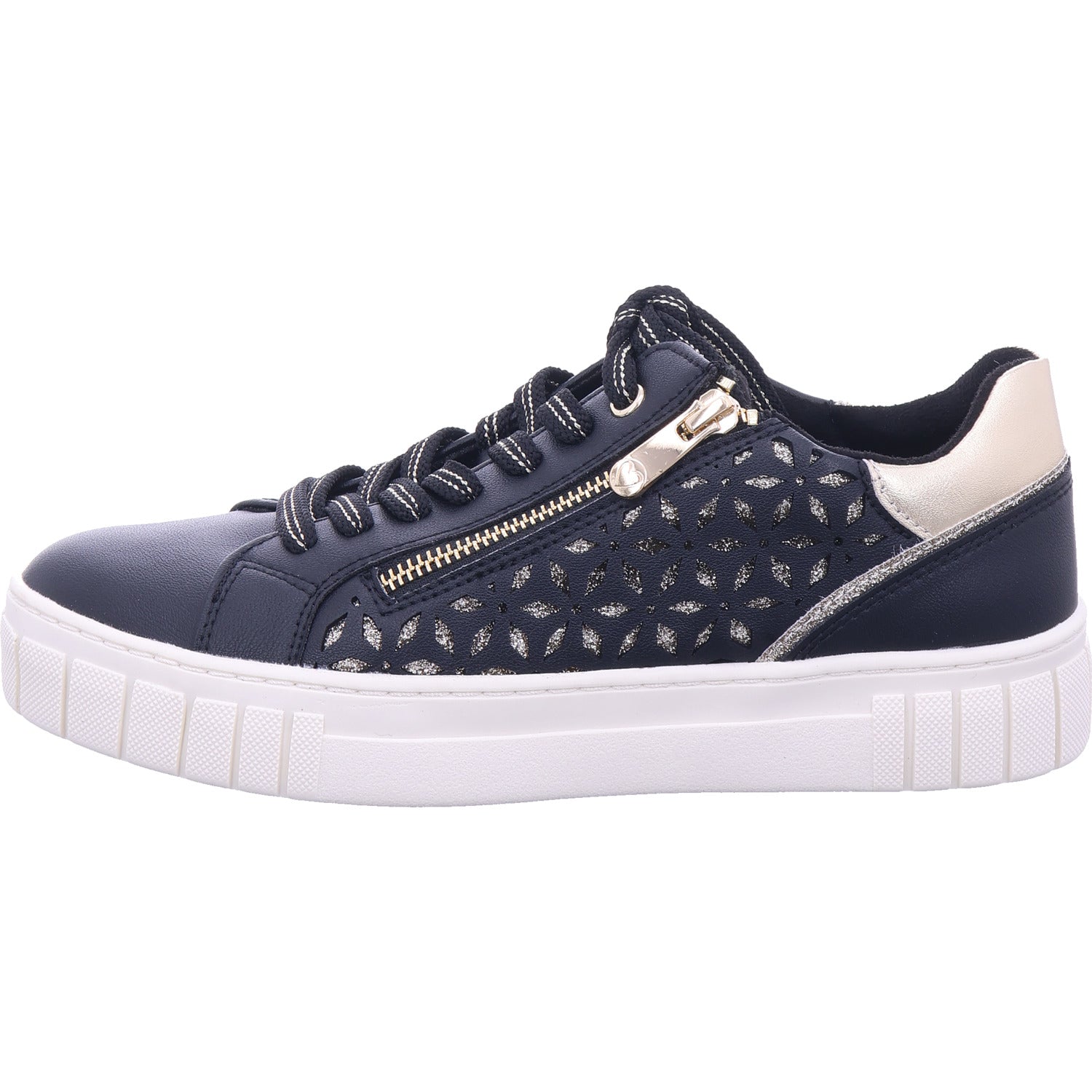 Marco Tozzi Damen Sneaker  in schwarz