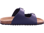 Indigo Jungen Pantolette Tieffussbett Pantoletten in blau