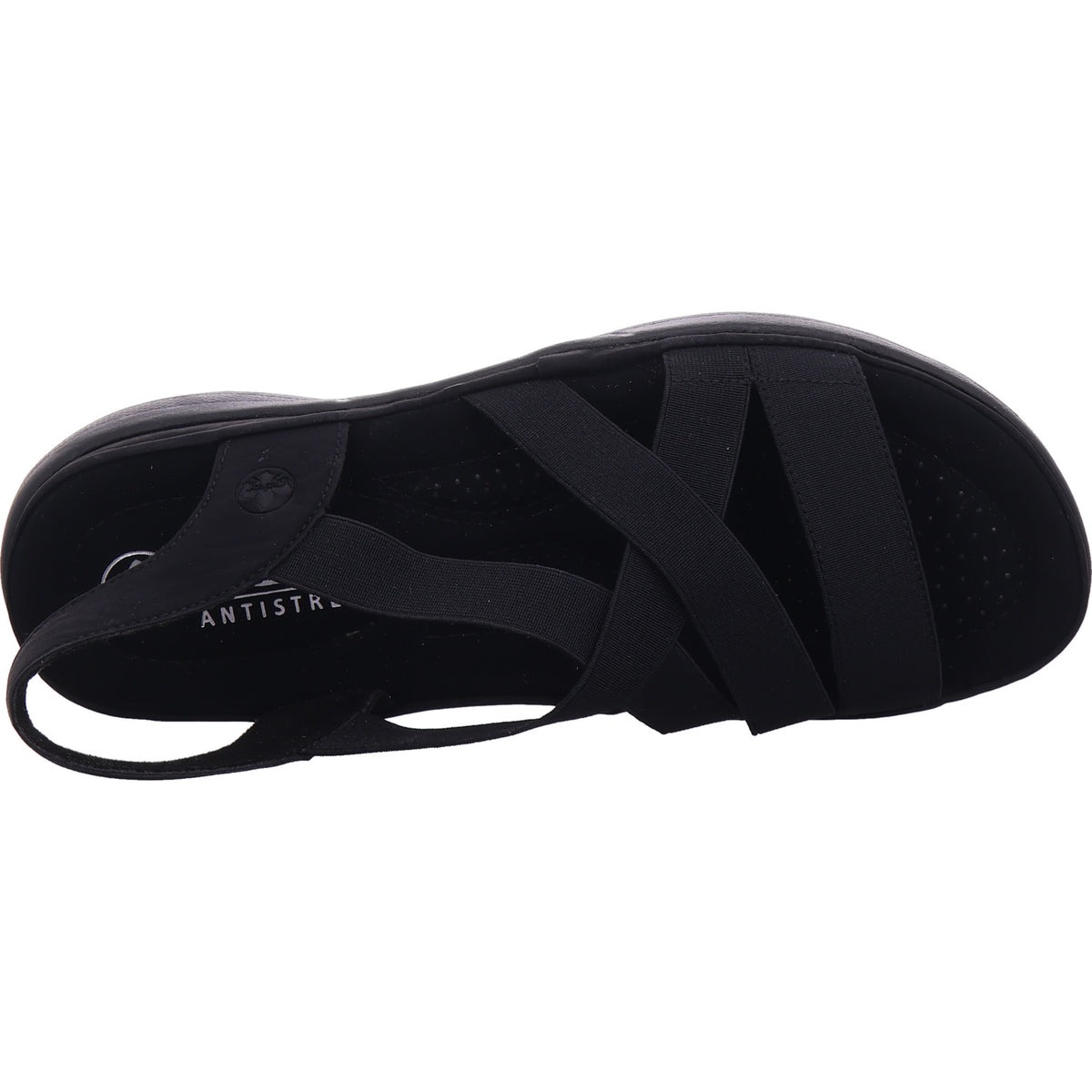 Rieker Damen Sandale  in schwarz
