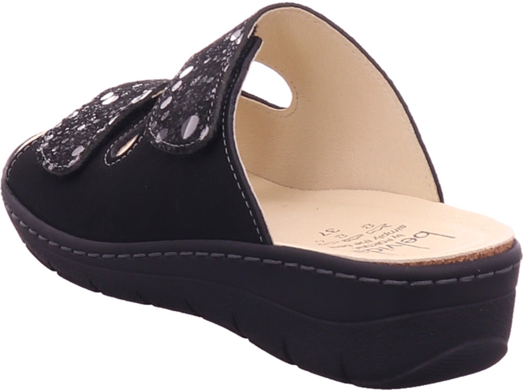 Belvida Women's Mules in Black