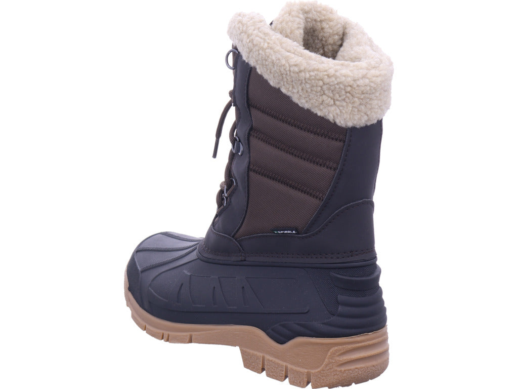 Dámské boty Zoth Spiral Moonboot Spiral v hnědé/černé barvě