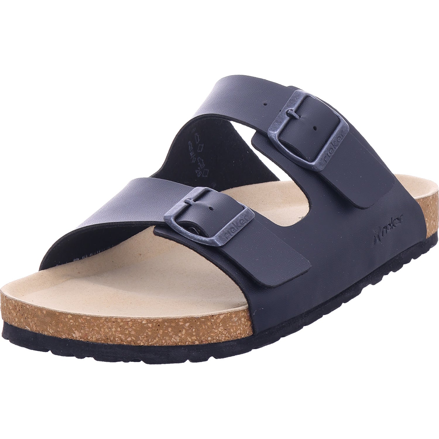 Rieker Herren Pantolette Fsk Herren Sandalen in schwarz