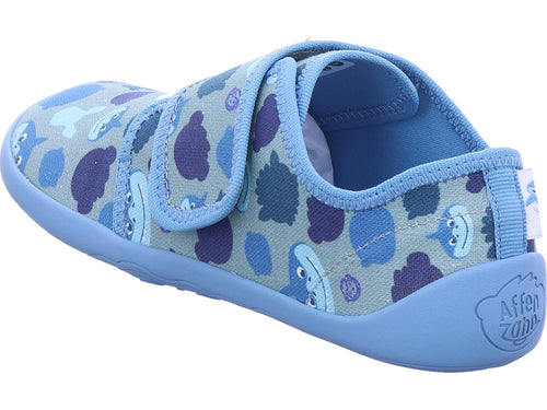 Affenzahn Jungen Barfußschuhe Movy Hai in blau