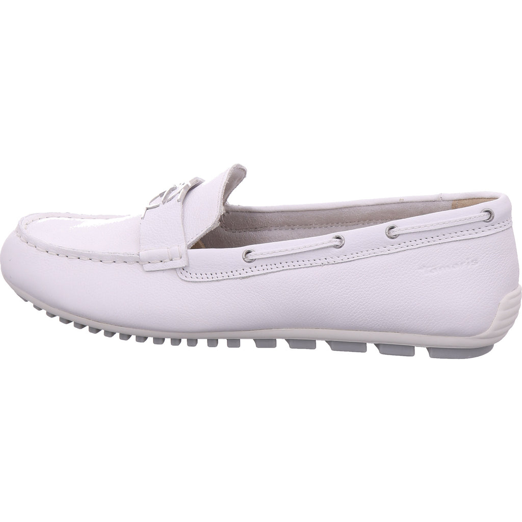 Tamaris Damen Slipper  in weiß