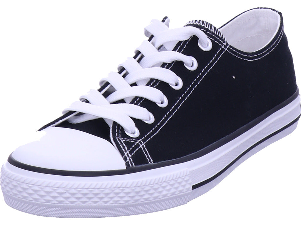 Tom Tailor Damen Textilschuh  in schwarz
