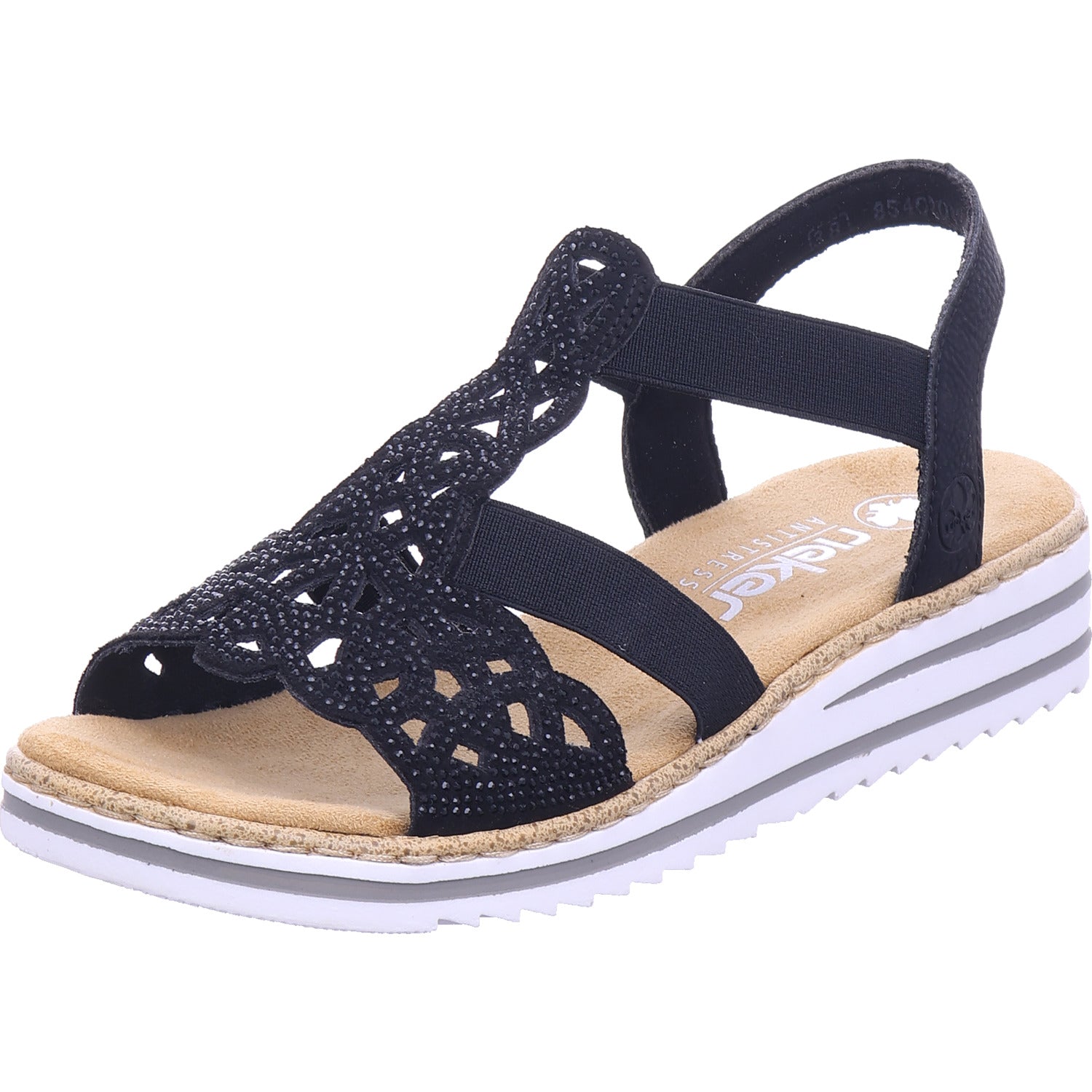 Rieker Women's Sandal in black