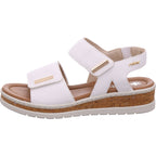 Rieker Women's Sandal in white