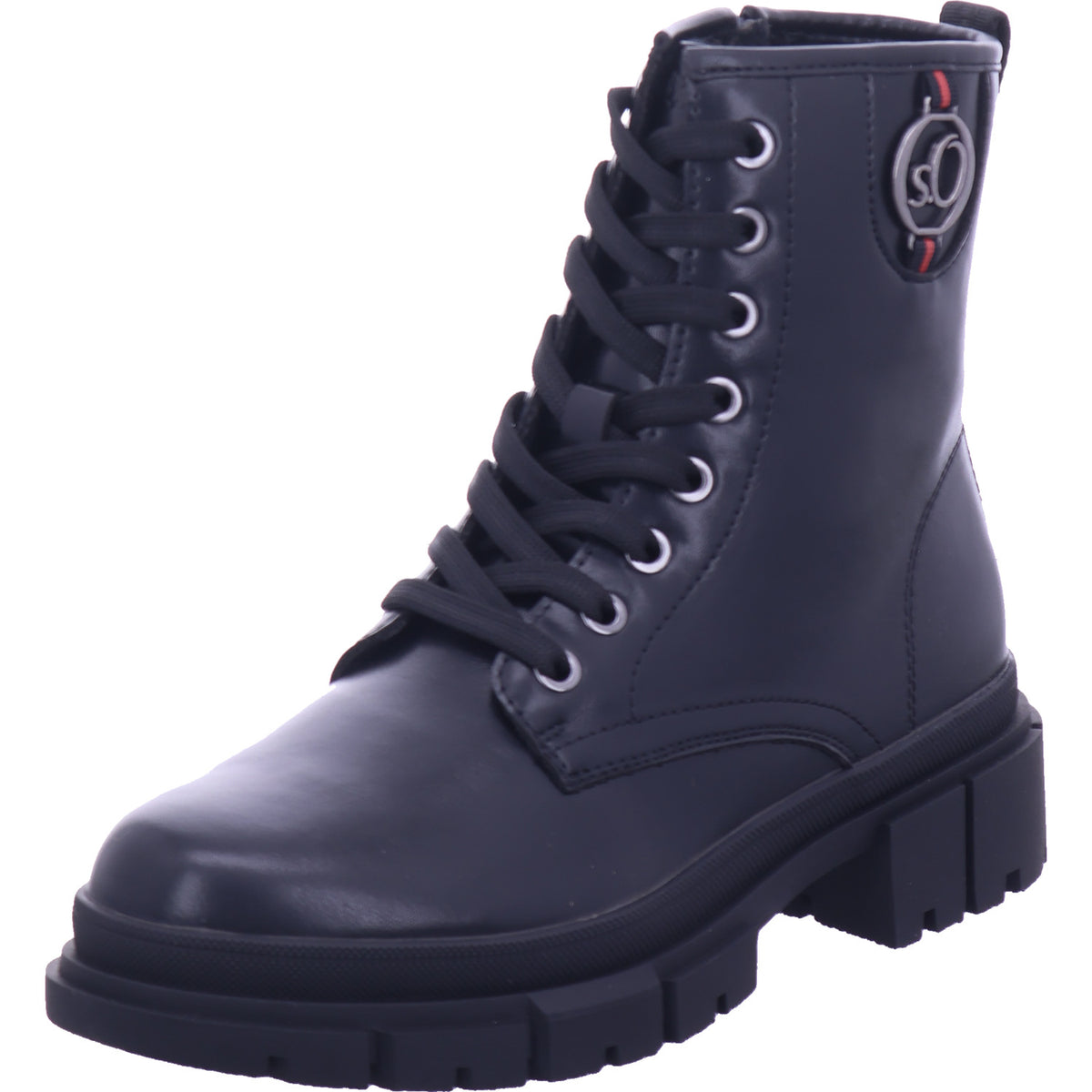s.Oliver Damen Stiefelette  in schwarz