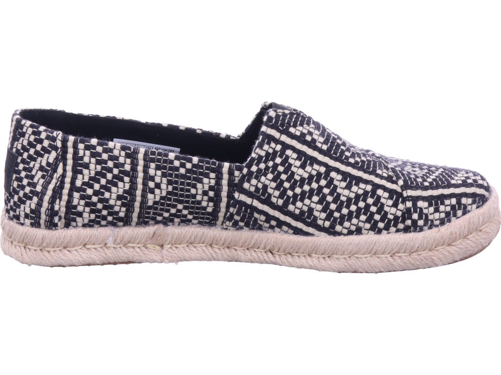 TOMS Damen Slipper  in schwarz