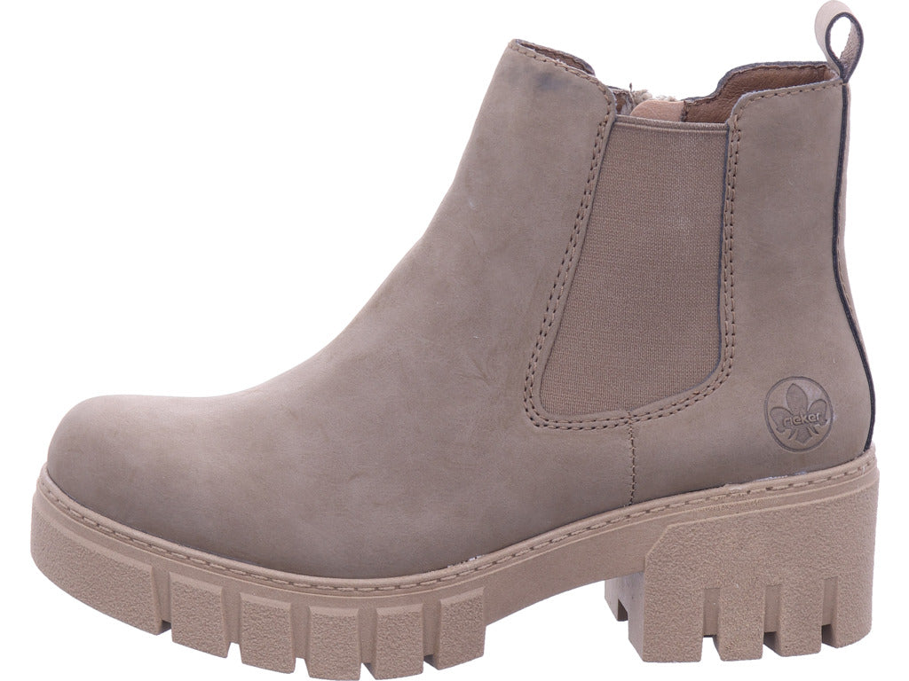 Rieker Damen Stiefel Hwk Damen Stiefel in beige