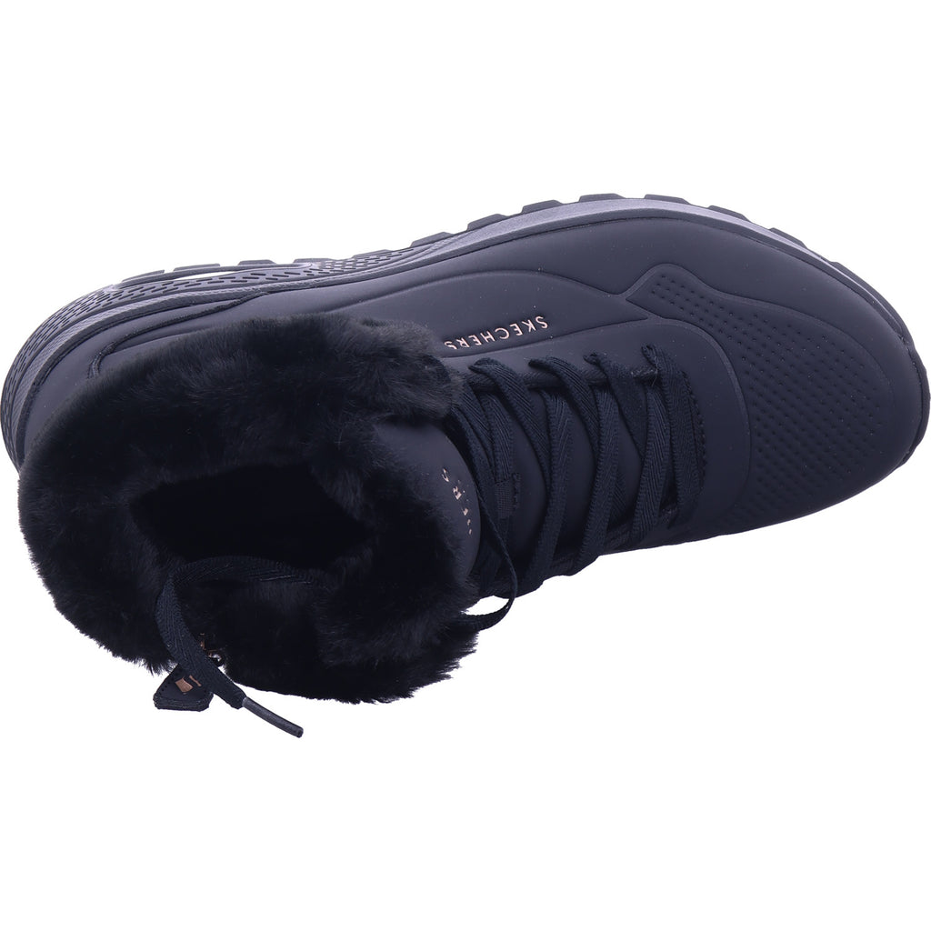 SKECHERS Damen Stiefelette Uno Rugged in schwarz