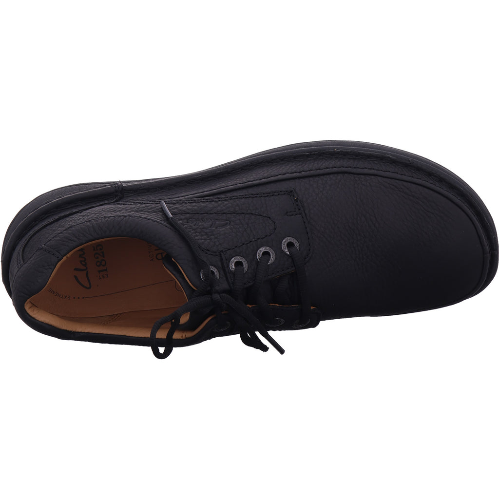 Clarks Herren Halbschuh Nature Three in schwarz