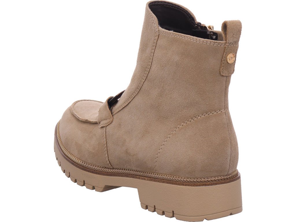 Dámské kotníkové boty Tamaris M2543545 v béžové barvě