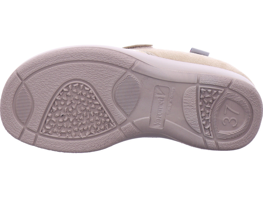 Varomed Women's Slipper Zürich Stretch Shoe in Beige