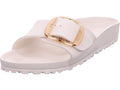 Birkenstock Women's Bathing Slipper Madrid Big Buckle Eva in White