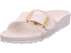 Birkenstock Women's Bathing Slipper Madrid Big Buckle Eva in White