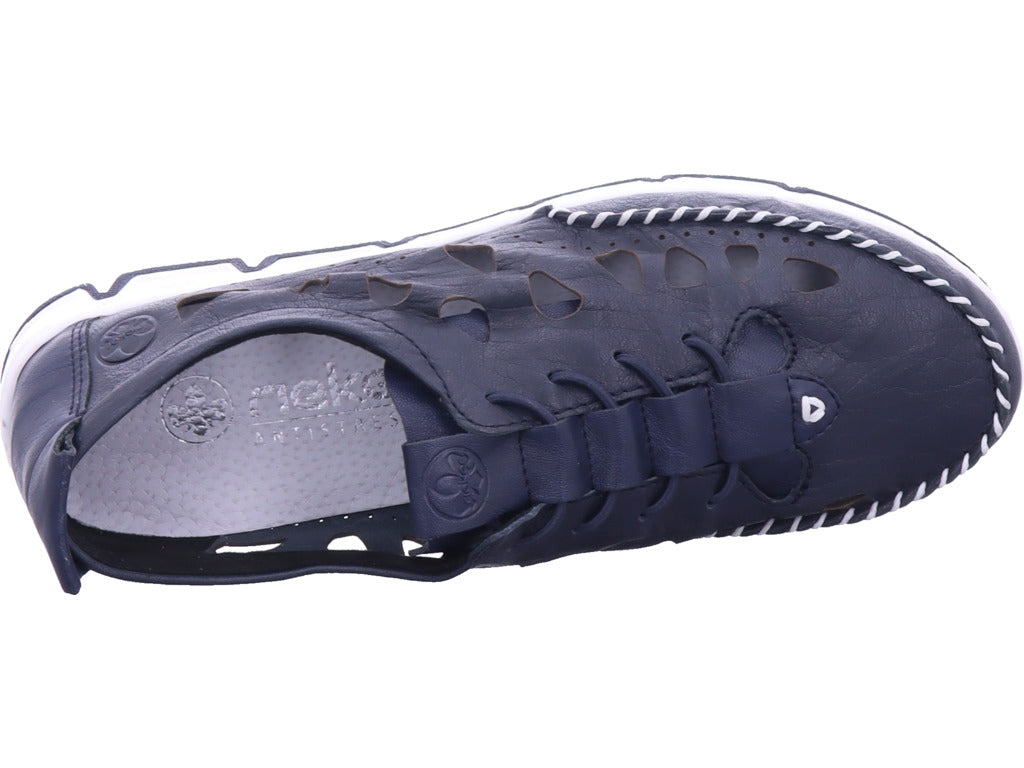 Rieker Damen Slipper  in blau