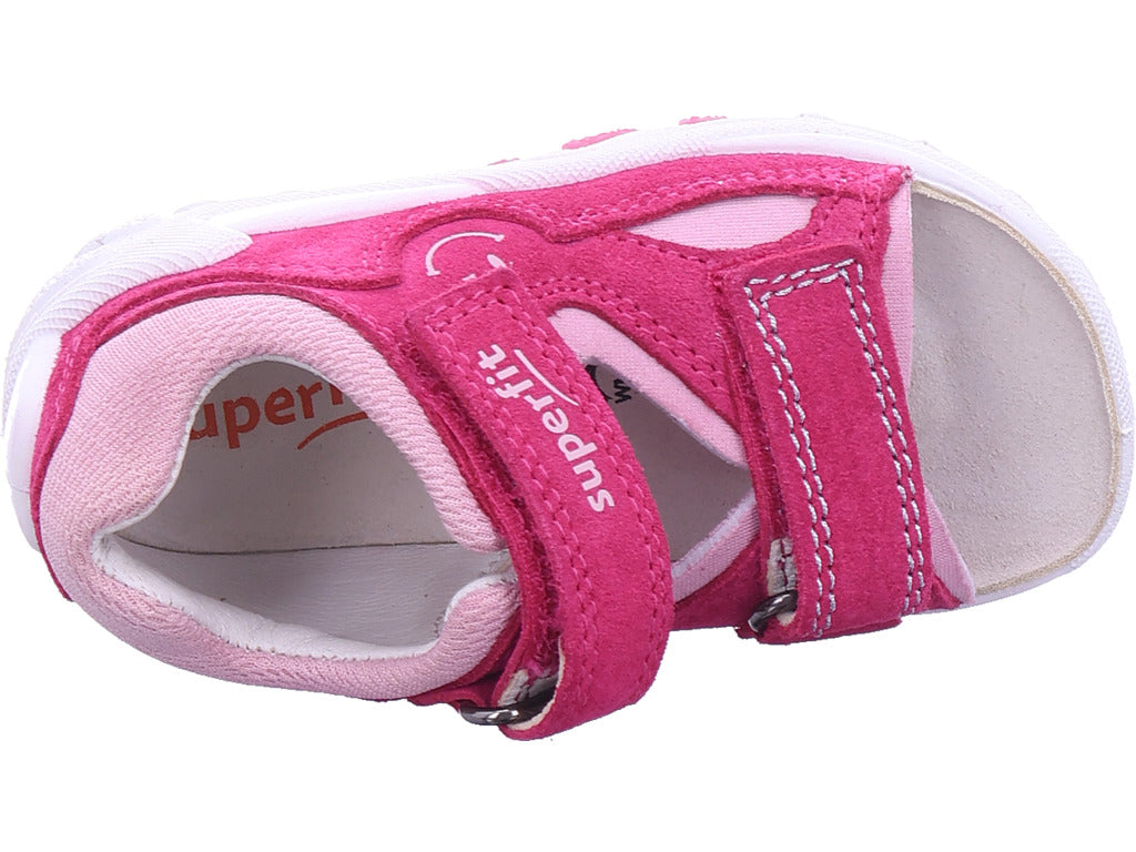 Superfit Baby - Mädchen Sandale Sandale Leder \ Flow in rot