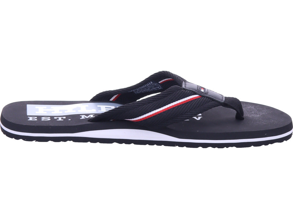 Tommy Hilfiger Men's Pool Slides in black