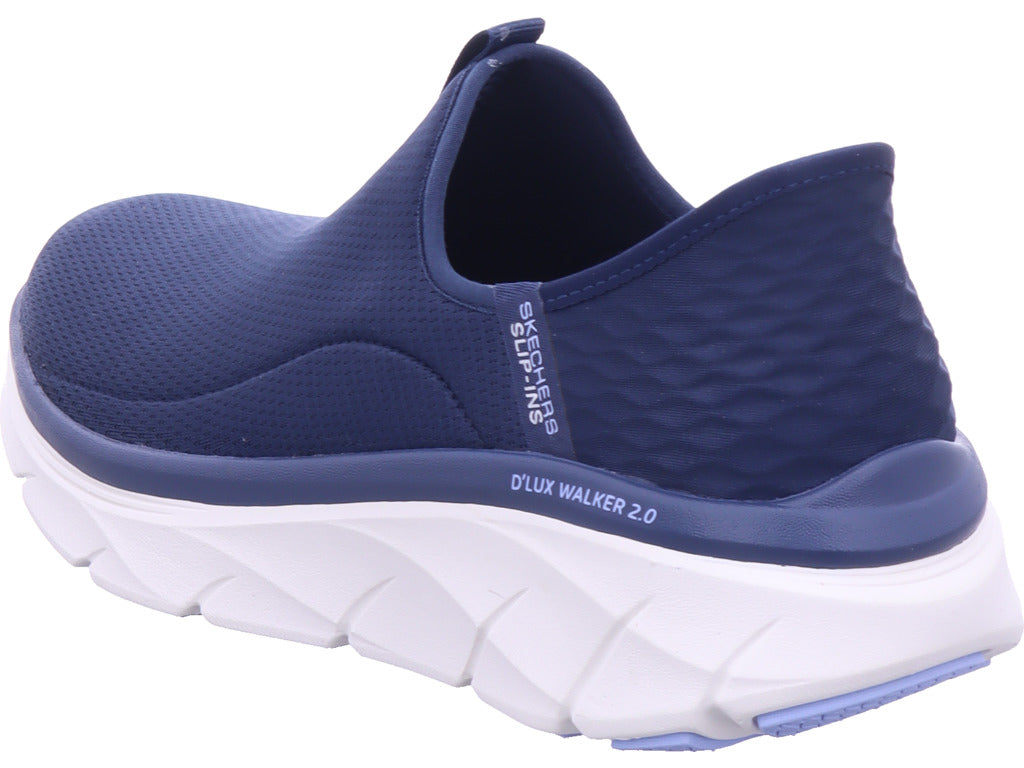 SKECHERS Damen Slipper D Lux Walker 2.0 in blau