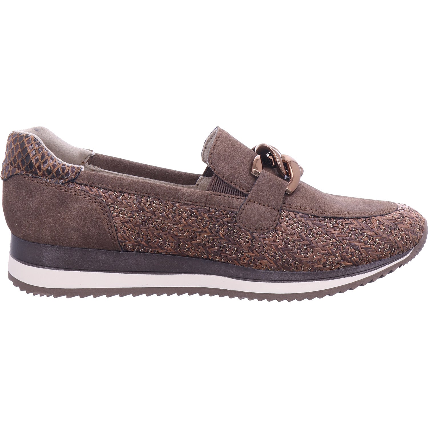 Jana Damen Slipper  in braun