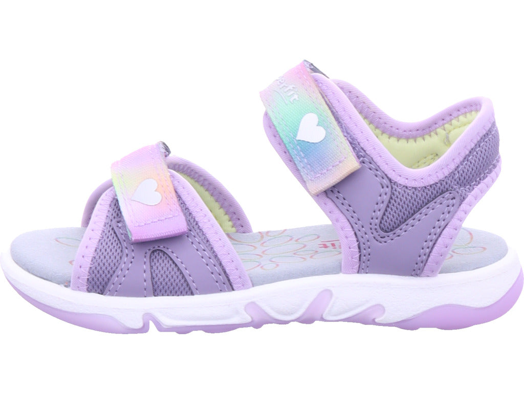 Dívčí sandály Superfit Pebbles, fialové