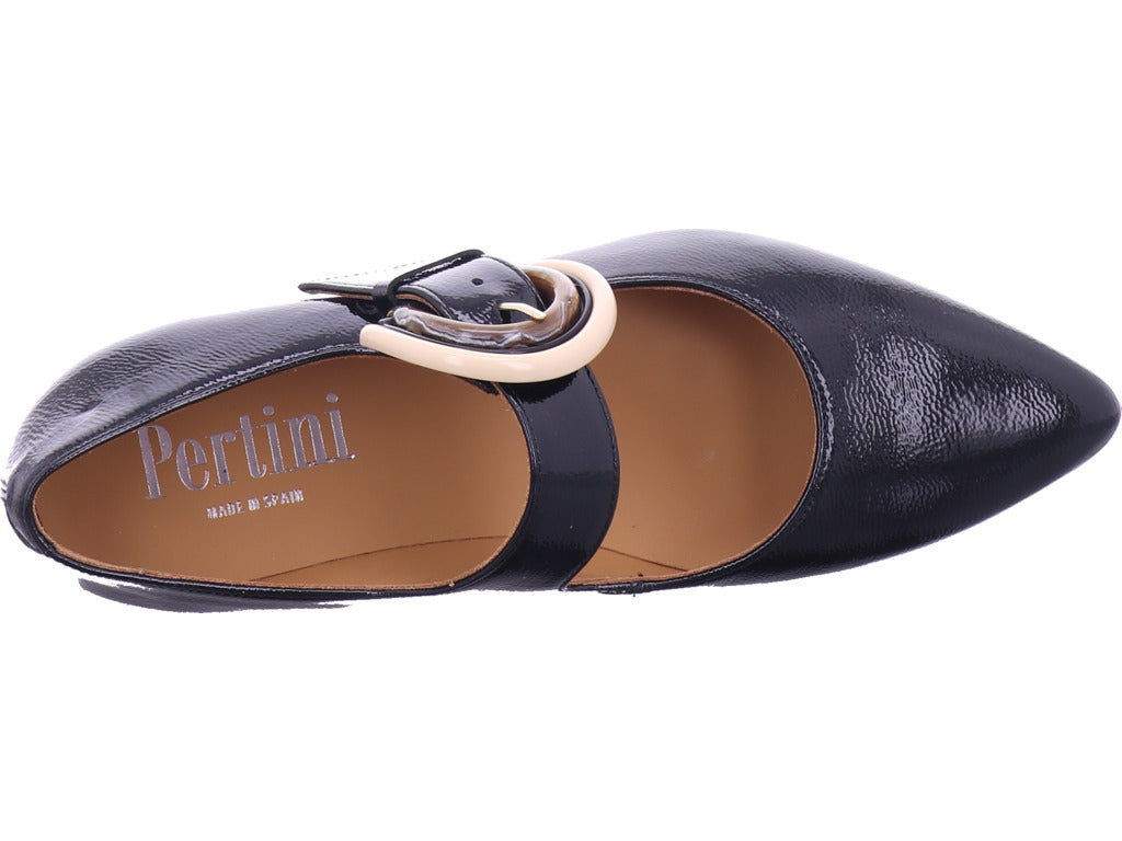 Pertini Damen Ballerina  in schwarz
