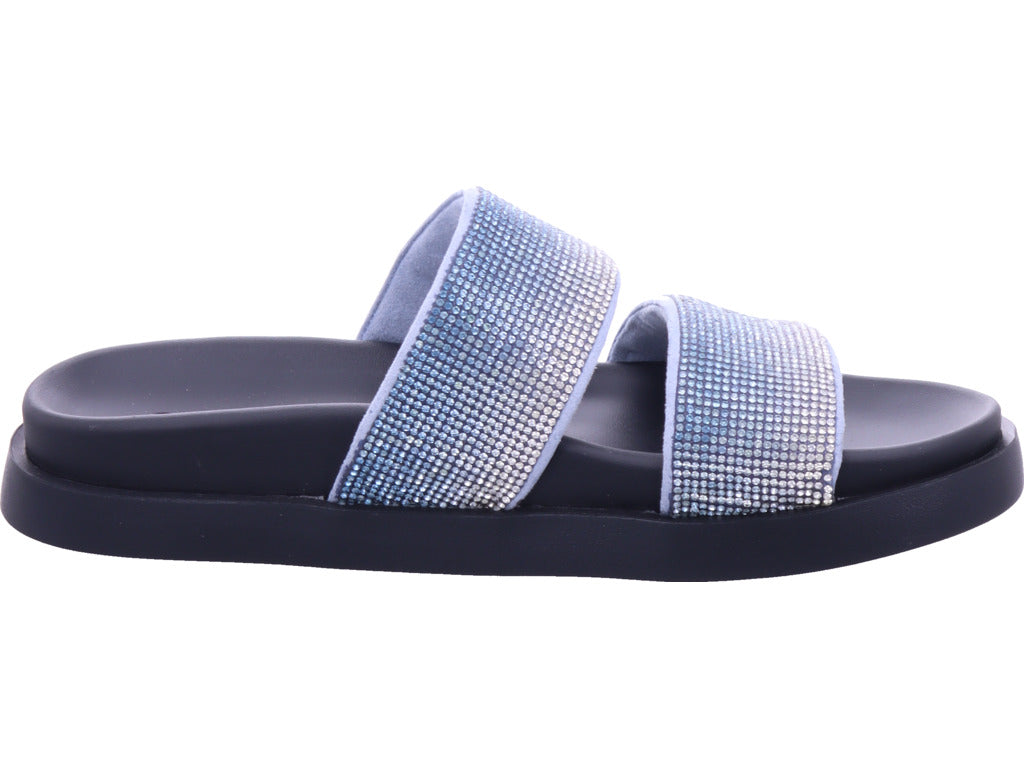 Rieker Women's Mule Fsk Women's Sandals in Blue