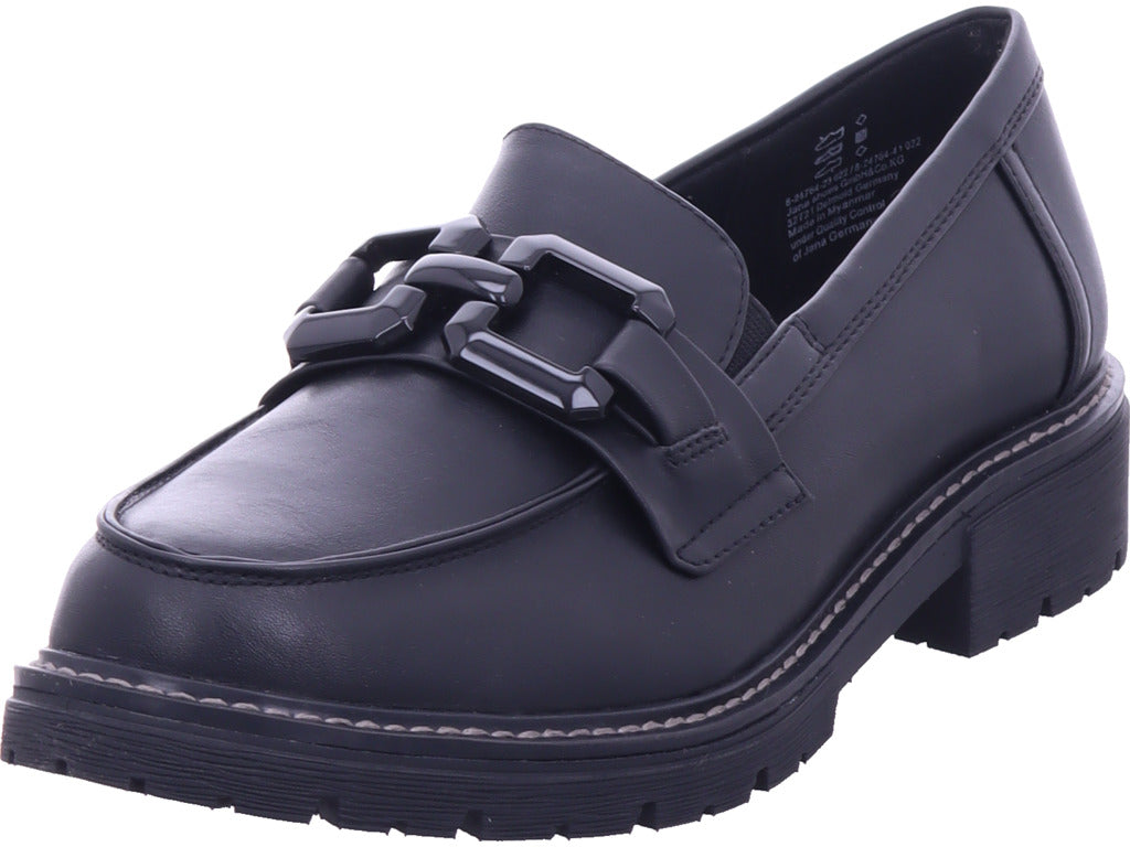 Jana Damen Slipper  in schwarz