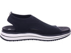 Remonte Damen Sandalette Remonte Sandale in schwarz